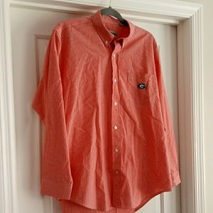 Georgia Bulldogs Mens Button Down Sz L